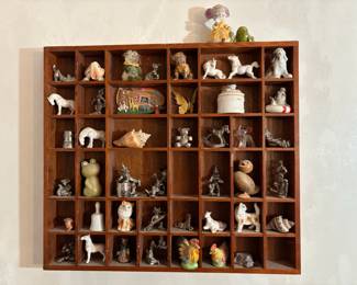 Small Knickknacks And Display Case