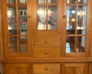 Wooden China Cabinet