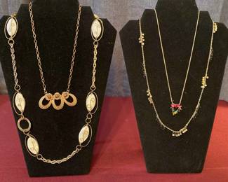 Gold Toned Fashion Necklaces