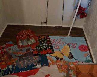 Decorative Flag Holiday Lot