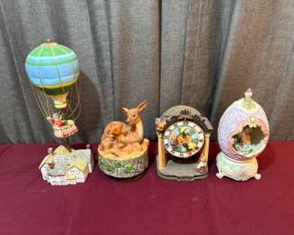 Four Childrens Music Boxes 