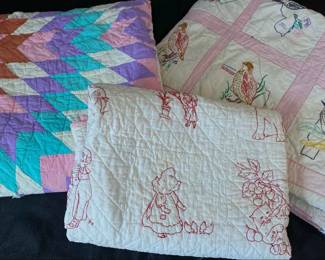  06 Vintage Handmade Quilts