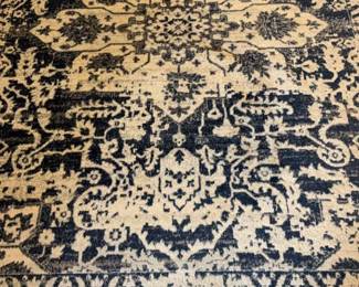 Blue Grey White Rugs