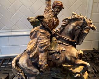 Large Austria Imperial Amphora Statue 18"