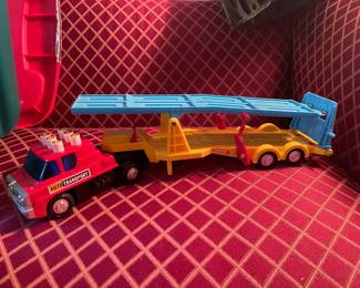 Tommy Tomica Auto Transport Showa Retro Loaded Vehicles Vintage