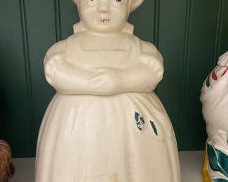  vintage Shawnee Pottery Dutch Tulip Girl Cookie Jar