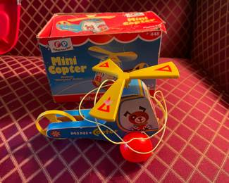 Fisher Price Mini Copter Pull Toy