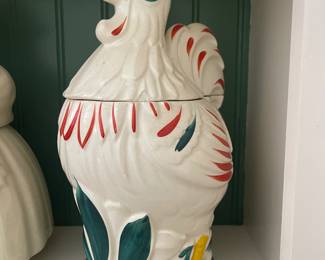 Vintage Rooster Cookie Jar