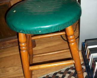 Close up of Green seat stoll