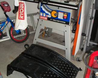 Table saw ; Ramps .