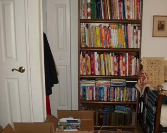 Bookcase ; Books.