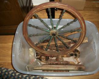 Antique/Vintage Swedish Spinning Wheel.