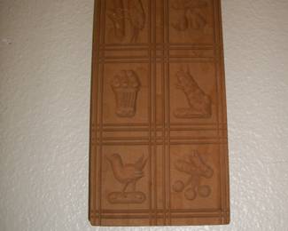 Vintage Wood Butter/Shortbread mold