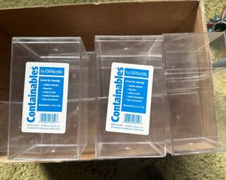 Beanie Babie acrylic boxes