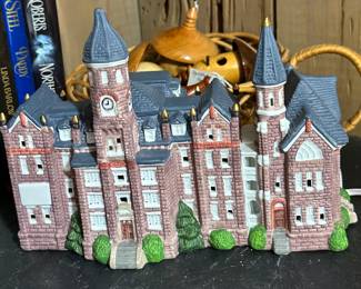 MUW lighted building