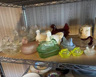 hen on nest collection