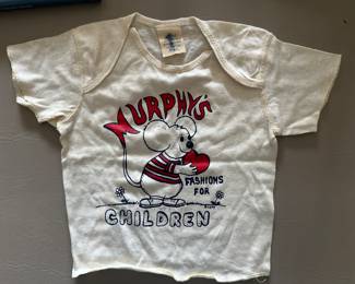 Uncle Bunky art on child's shirt 