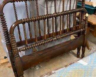 Vintage Bed with rails