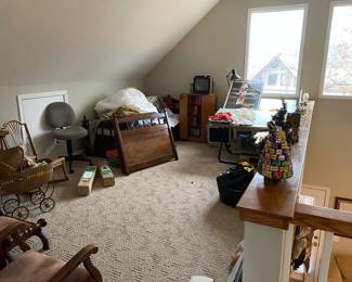 Upstairs loft area