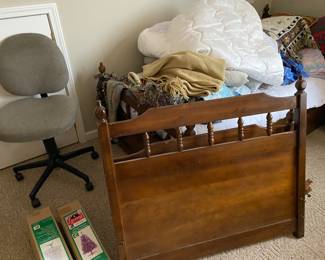 Wood toy chest
