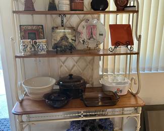 Beautiful bakers rack!