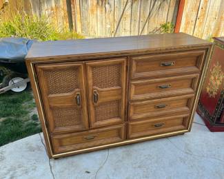 midcentury entertainment table 
