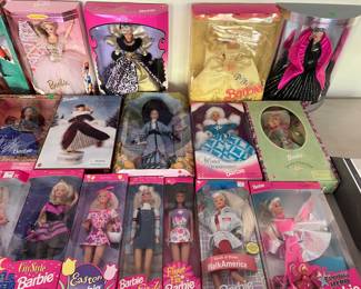 All Barbies are in their original boxes and ready for new homes!