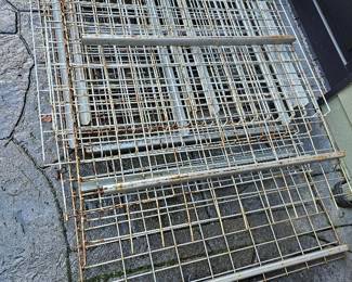 179 6MetalGridShelvingPalletRacking