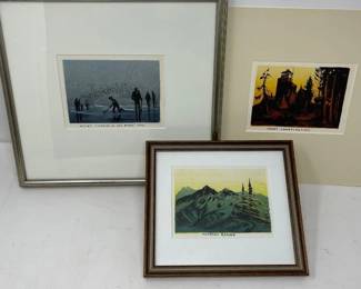 186 3EltonBennettSerigraphsReveredHoquiamArtist