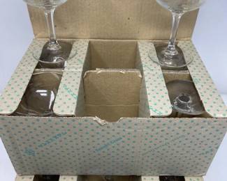 53 12VintageNoritakiBambooEtchedChampagneGlassesSasakiGlass   
