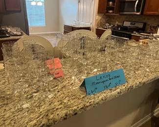 Lenox "Moonspun" drinkware in 3 sizes!
