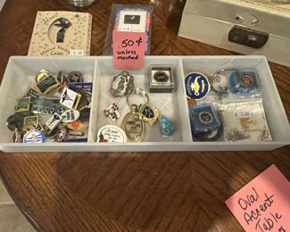 Lots of pins & misc.