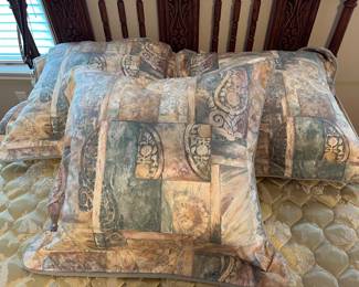 Whole collection of CROSCILL comforter, pillows, shams