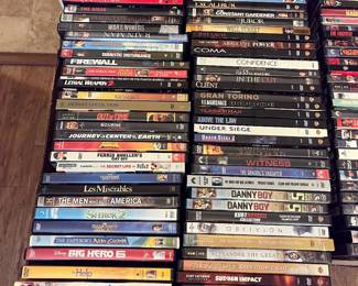 LOTS & LOTS OF DVD'S! ZOOM IN AND SHOP!