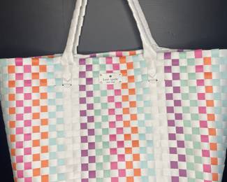Kate Spade woven tote bag