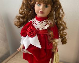 Vintage Valentines Doll