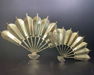 Decorative metal fans 
