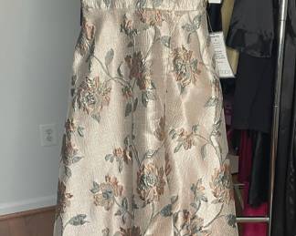 Floral evening gown 
