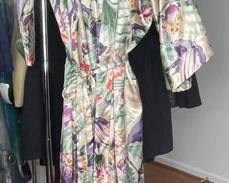 Satin floral 3 piece sleep set 
