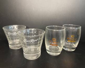 Crown Royal rocks glasses
