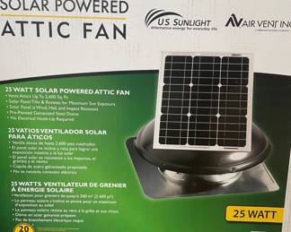 2 attic fans new in box 