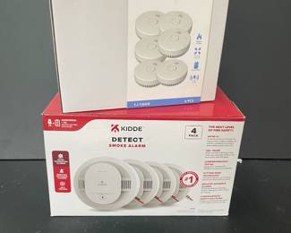 Smoke alarms new in boxes 