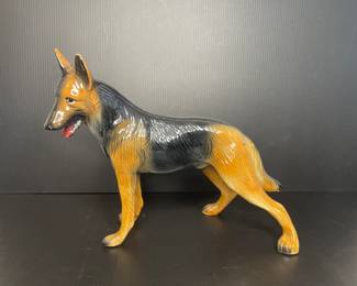 German Shepard figurine 