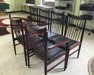 MCM Rosewood - Denmark, set of 6 chairs