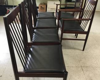 MCM Rosewood - Denmark, set of 6 chairs
