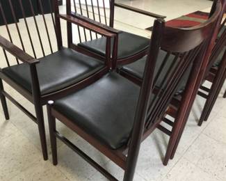 MCM Rosewood - Denmark, set of 6 chairs