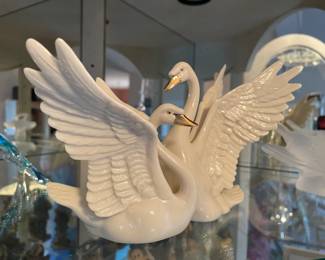 Lenox swans.