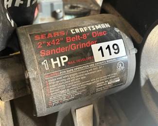 CRAFTSMAN 8 BELT SANDER