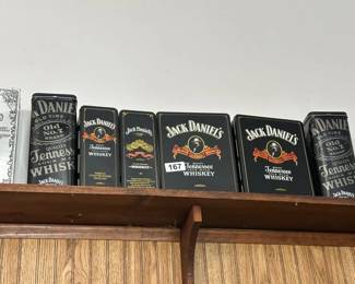 6 JACK DANIELS TINS