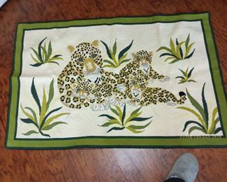 large tapestry (foot intentional for size visual!) 